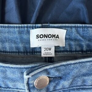 Sonoma Light Blue Denim Jeans, size 20 W